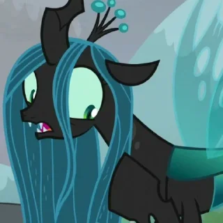 Sticker from Queen Chrysalis | @MyLittlePony_bots