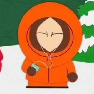 😊 emoji KENNY🧡🧡 Telegram sticker 21 of 27