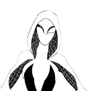 😉 emoji Gwen spider Telegram sticker 10 of 65