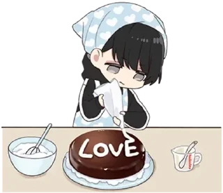 🎂 emoji ꒰ yᥙrᥙ - κᥙᥒ | ➩ tg: @wexsavi 👀 Telegram sticker 13 of 40