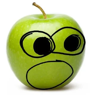😱 emoji 🍏 Telegram sticker 15 of 28