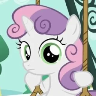 🍒 emoji Sweetie Belle | @MLPstick Telegram sticker 17 of 50