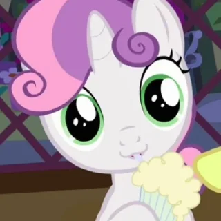 🍒 emoji Sweetie Belle | @MLPstick Telegram sticker 13 of 50