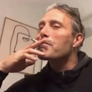 😏 emoji Mads Telegram sticker 11 of 42