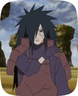 😌 emoji Madara Uchiha Telegram sticker 5 of 30