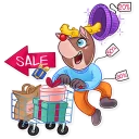 👛 emoji Mr. Deer Telegram sticker 17 of 31