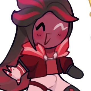 😄 emoji Ред Вельвет лучши Telegram sticker 5 of 120
