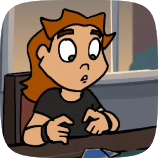 😕 emoji — ⲭэⲃυ! Telegram sticker 12 of 50