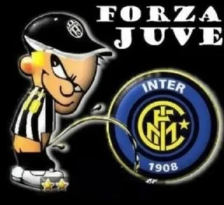 🤩 emoji FORZA JUVE🖤🤍 @TgEmodziBot Telegram sticker 8 of 19