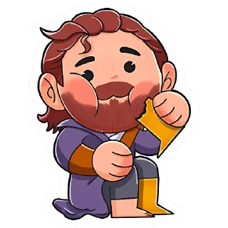 🥐 emoji Baldur's Gate 3 UA Telegram sticker 6 of 99