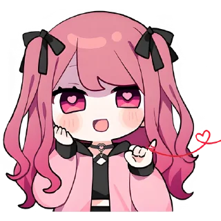 😬 emoji Пинк-чан @nyasticks Telegram sticker 22 of 25