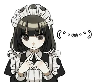 🙏 emoji ふみ maids Telegram sticker 12 of 24