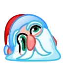 🫠 emoji Santa Emoji @xkysluv Telegram sticker 13 of 40