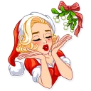 Sticker from Santa Girl