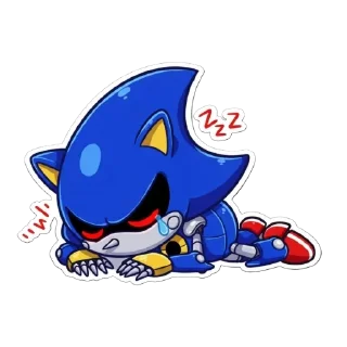 😭 emoji Метал Соник💫 Telegram sticker 5 of 25