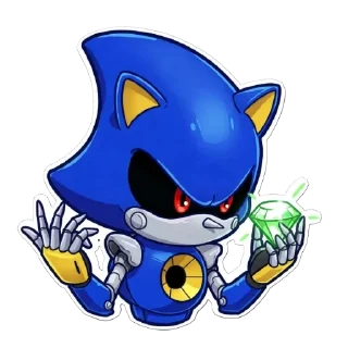 💫 emoji Метал Соник💫 Telegram sticker 9 of 25