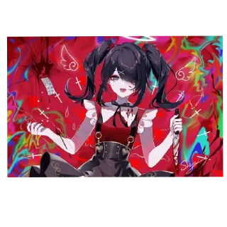 Sticker from Needy Girl Streamer Overdose