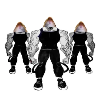 😎 emoji рофлы сарка и пакетика Telegram sticker 7 of 52