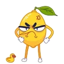 😤 emoji Lemon :: @AuthorStickers Telegram sticker 21 of 24