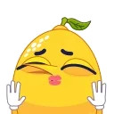 💋 emoji Lemon :: @AuthorStickers Telegram sticker 5 of 24