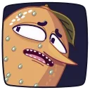 😨 emoji Lemon :: @AuthorStickers Telegram sticker 14 of 24