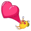 ❤️ emoji Lemon :: @AuthorStickers Telegram sticker 8 of 24
