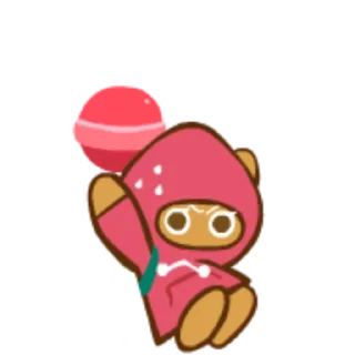 🍓 emoji Strawberry Cookie! Telegram sticker 12 of 28