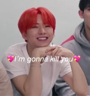 🥰 emoji Monsta X 
the only Telegram sticker 5 of 41