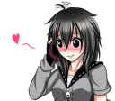 ❤ emoji Pochi : [ECHO OBAKE] Telegram sticker 14 of 119