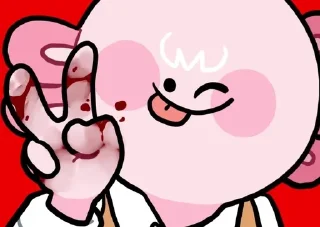 😜 emoji - sir fluff - by @Miha_The_Punk - Telegram sticker 24 of 47