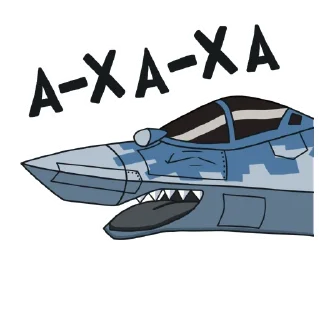 🤣 emoji SU-57 Telegram sticker 13 of 23