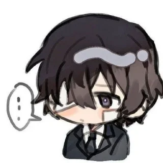 Sticker from Дазай