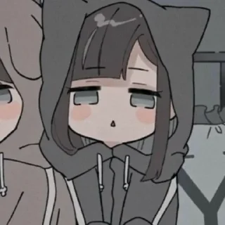 😧 emoji Anime random @anime_stickerr Telegram sticker 11 of 50