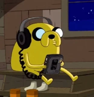 Sticker from Jake the Dog
