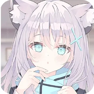 💇 emoji Sunaookami Shiroko Telegram sticker 22 of 90