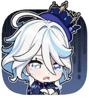 😭 emoji Фурина Telegram sticker 16 of 24
