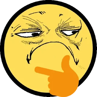 🤔 emoji YOBA Telegram sticker 13 of 49