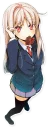 😍 emoji Mashiro Shiina Telegram sticker 8 of 20