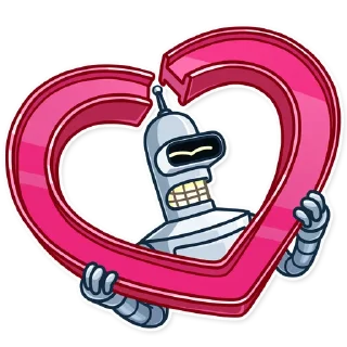 😁 emoji Bender Telegram sticker 7 of 30