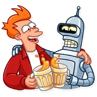 🍻 emoji Bender Telegram sticker 17 of 30