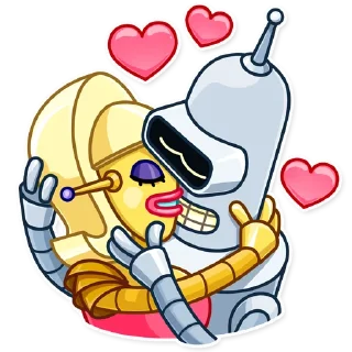 💏 emoji Bender Telegram sticker 20 of 30