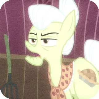 😎 emoji Granny Smith /@lx_zyr Telegram sticker 23 of 24