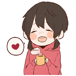 ☕️ emoji Анимешная парочка @Nyasticks Telegram sticker 24 of 41