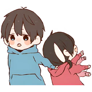 😤 emoji Анимешная парочка 2 @Nyasticks Telegram sticker 7 of 41