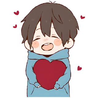 ❤️ emoji Анимешная парочка 2 @Nyasticks Telegram sticker 16 of 41