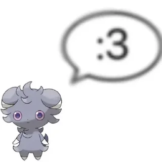 🌟 emoji Espurr kitten cute Telegram sticker 7 of 69