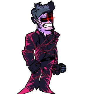 😠 emoji Fnf corruption - @Citakar Telegram sticker 13 of 64