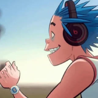 Sticker from Gorillaz @this_is_sticker_party