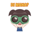 👧 emoji Cewek Kepo Telegram sticker 11 of 41