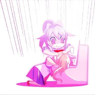 🌟 emoji (♡´▽`♡)𝙘𝙝𝙞𝙗𝙞 (𝙮𝙖𝙣𝙙𝙚𝙧𝙚𝙨𝙞𝙢)!!💗 Telegram sticker 12 of 19